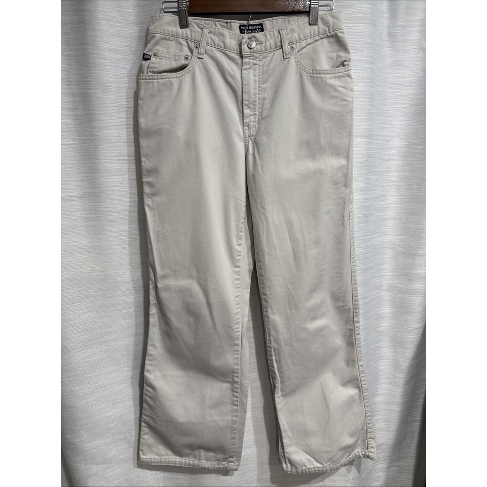 Polo Ralph Lauren Beige Classic 5 Pocket Jeans Size 12
